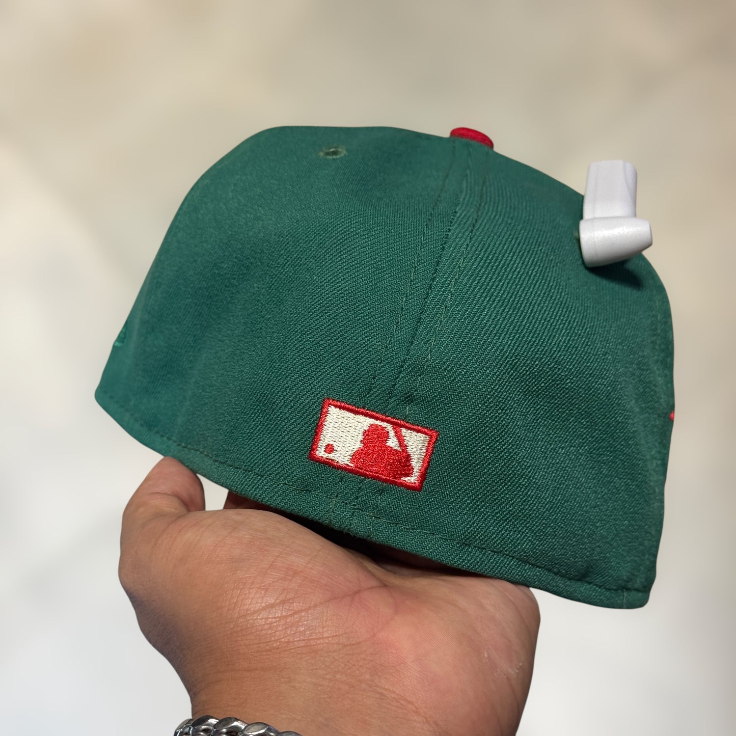 59FIFTY CINCINNATI REDS GREEN RED 150TH ANNIVERSARY OLD LOGO