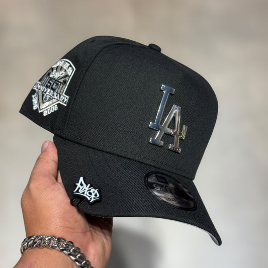 9FIFTY METALLIC LA DODGERS BLACK SILVER LOGO