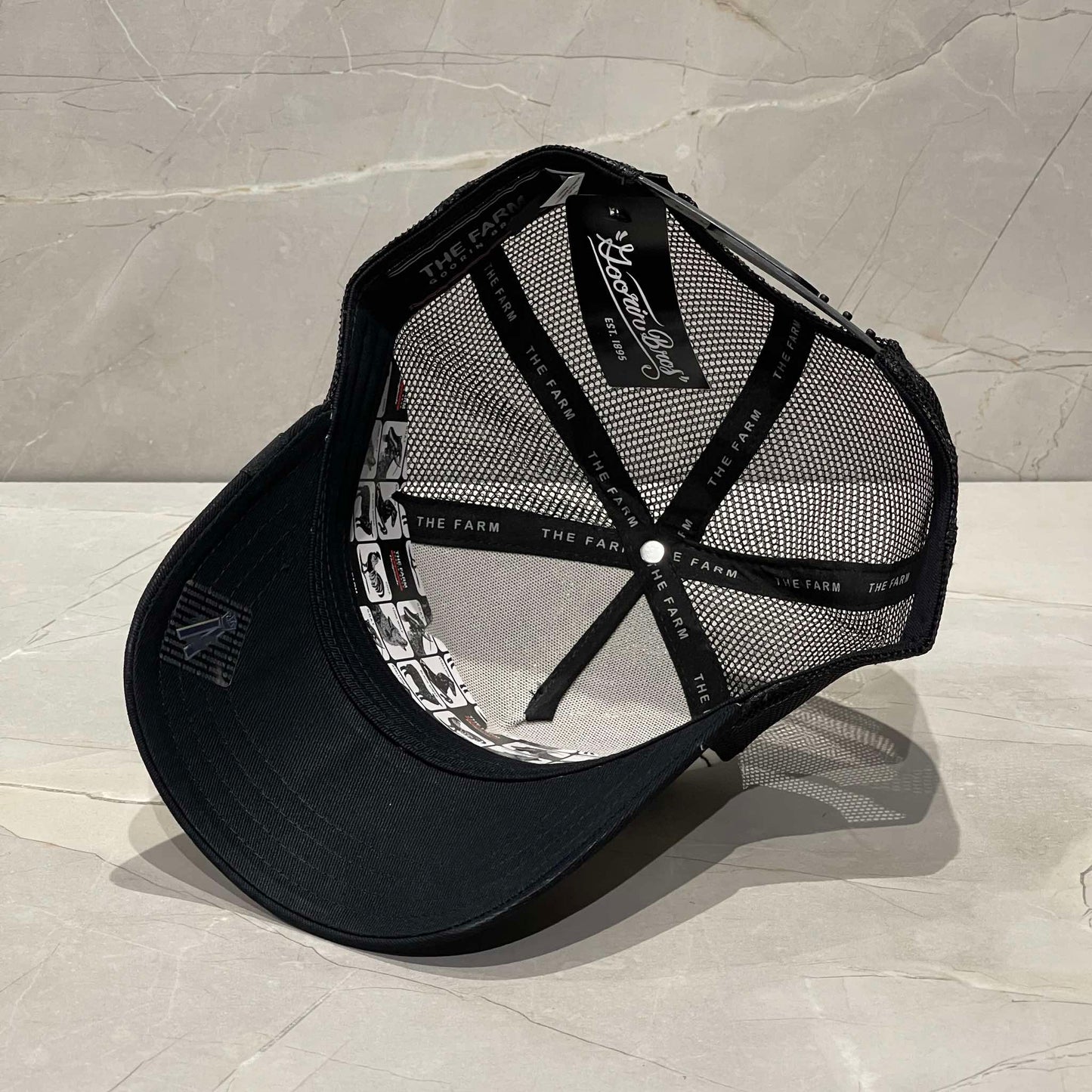 GOORIN BROS COCK BLACK WHITE