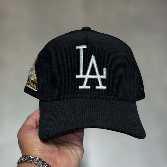 9FIFTY LA DODGERS BLACK PANA SILVER LOGO