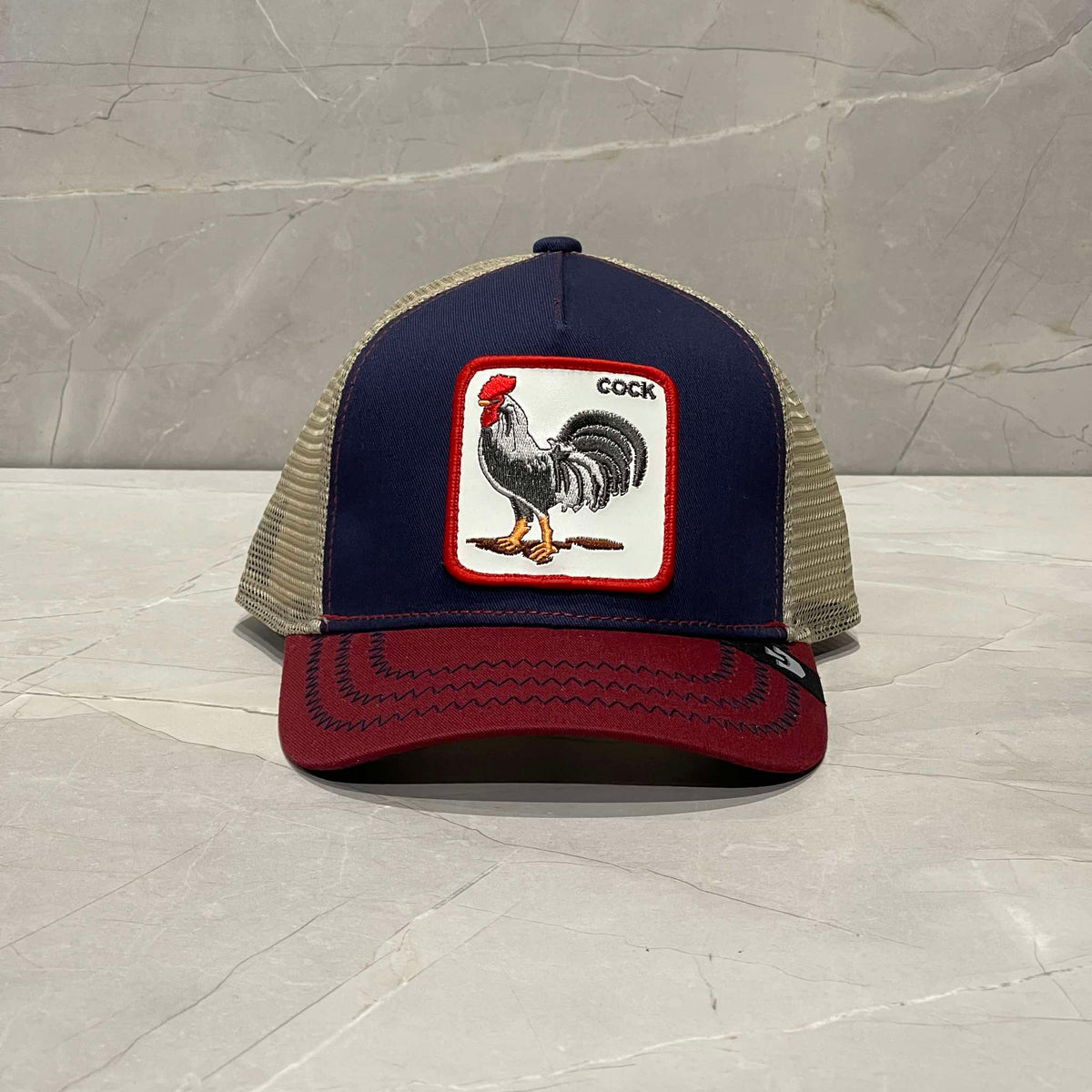 GOORIN BROS COCK AZUL CON MALLA