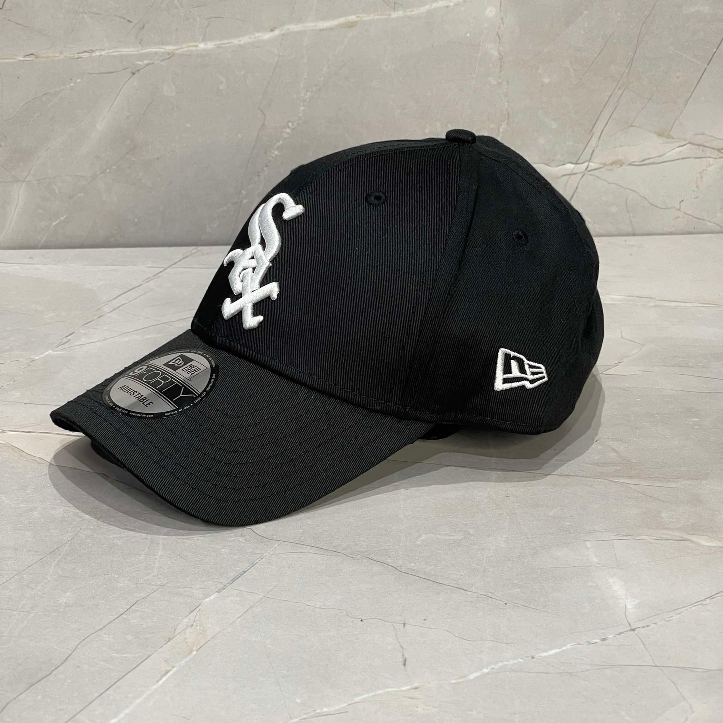9FORTY WHITE SOX BLACK WHITE LOGO 1917