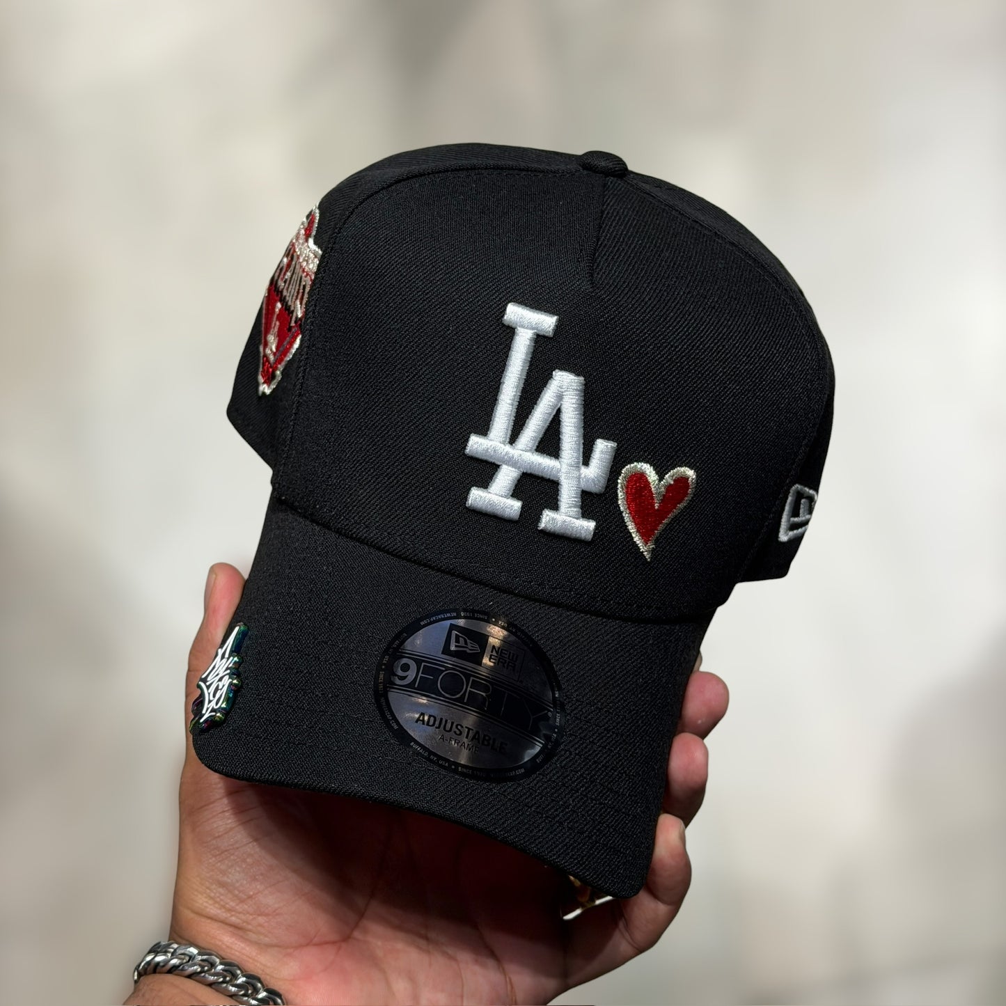 9FORTY A FRAME LA DODGERS BLACK CORAZÓN