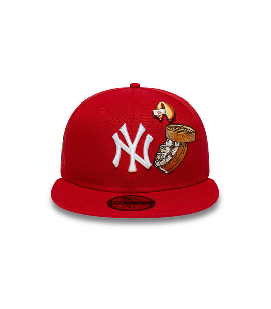 59FIFTY NY YANKEES RED SCARLET FOOD SUSHI TALLA 71/4