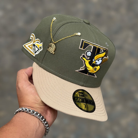 59FIFTY TORONTO BLUE JAYS LOGO T GREEN KHAKY VISER