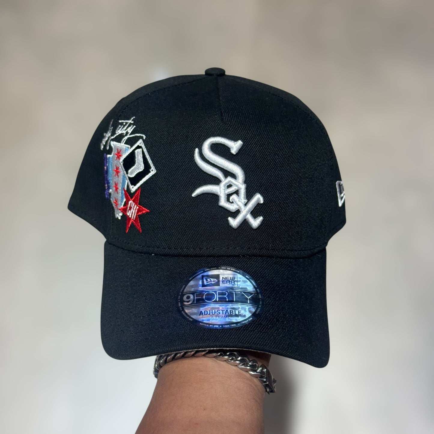 9FORTY A FRAME CHICAGO WHITE SOX BLACK ICON