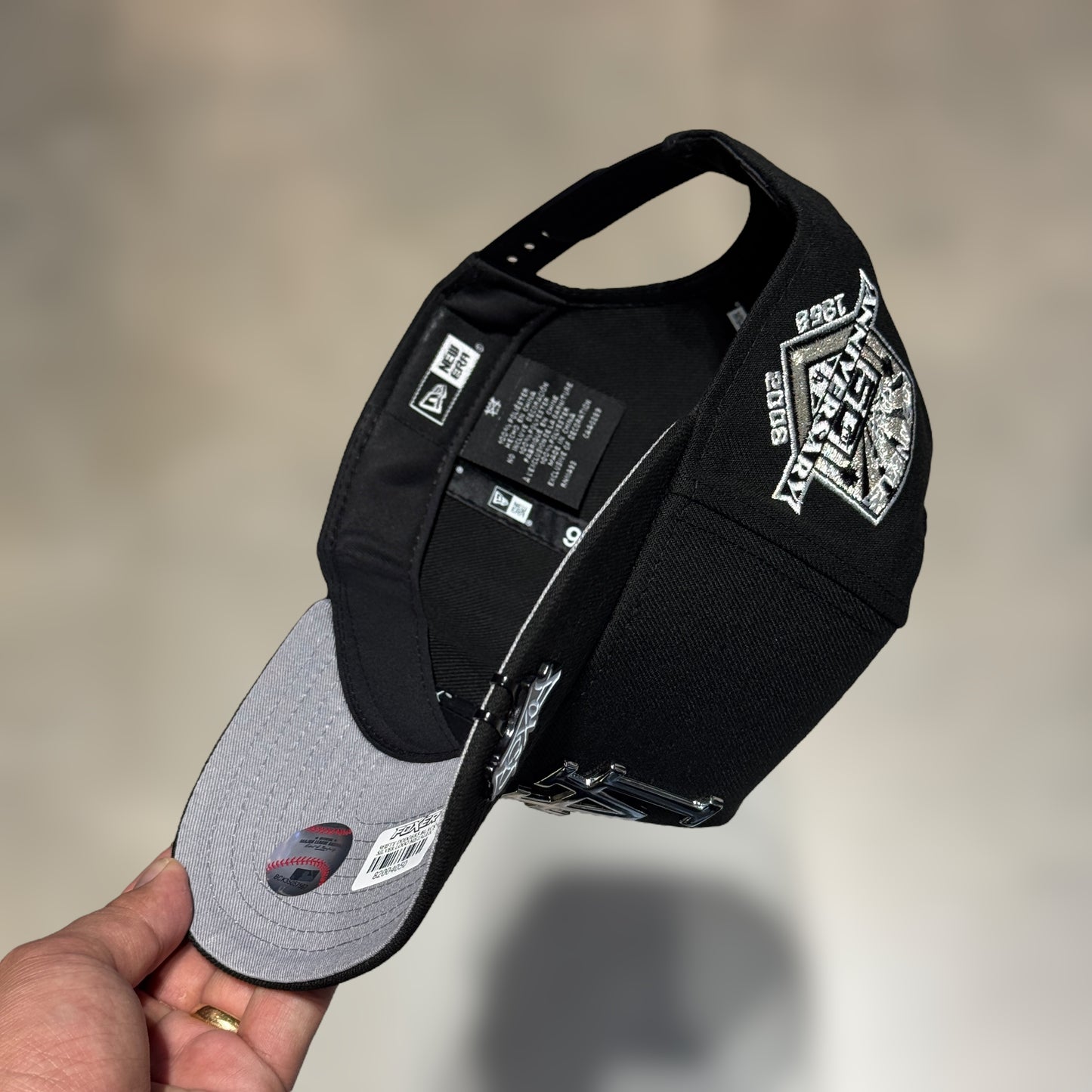 9FIFTY METALLIC LA DODGERS BLACK SILVER LOGO