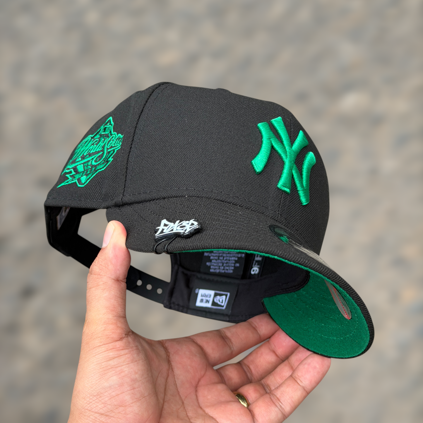 9FIFTY NY YANKEES BLACK GREEN LOGO