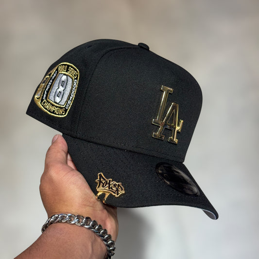 9FIFTY LA DODGERS BLACK GOLD LOGO