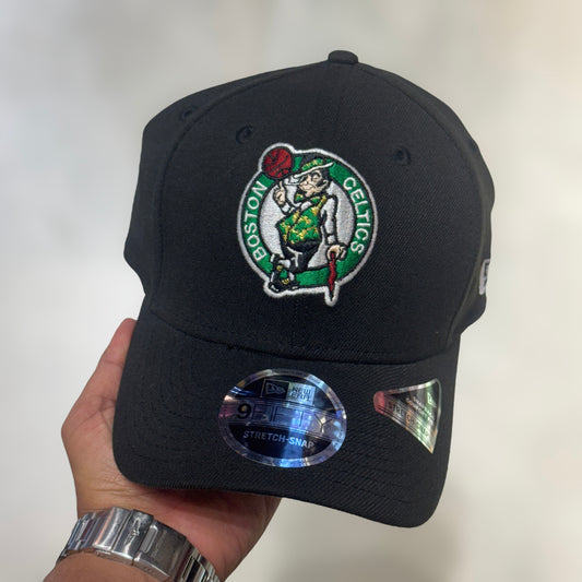 9FIFTY BOSTON CELTICS STRETCH SNAP BLACK GREEN LOGO SNAPBACK