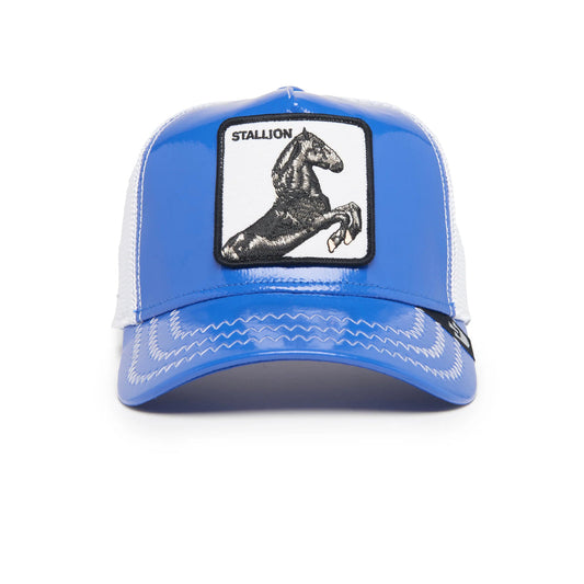 GOORIN BROS STALLION BLUE CUERO LEATTLER