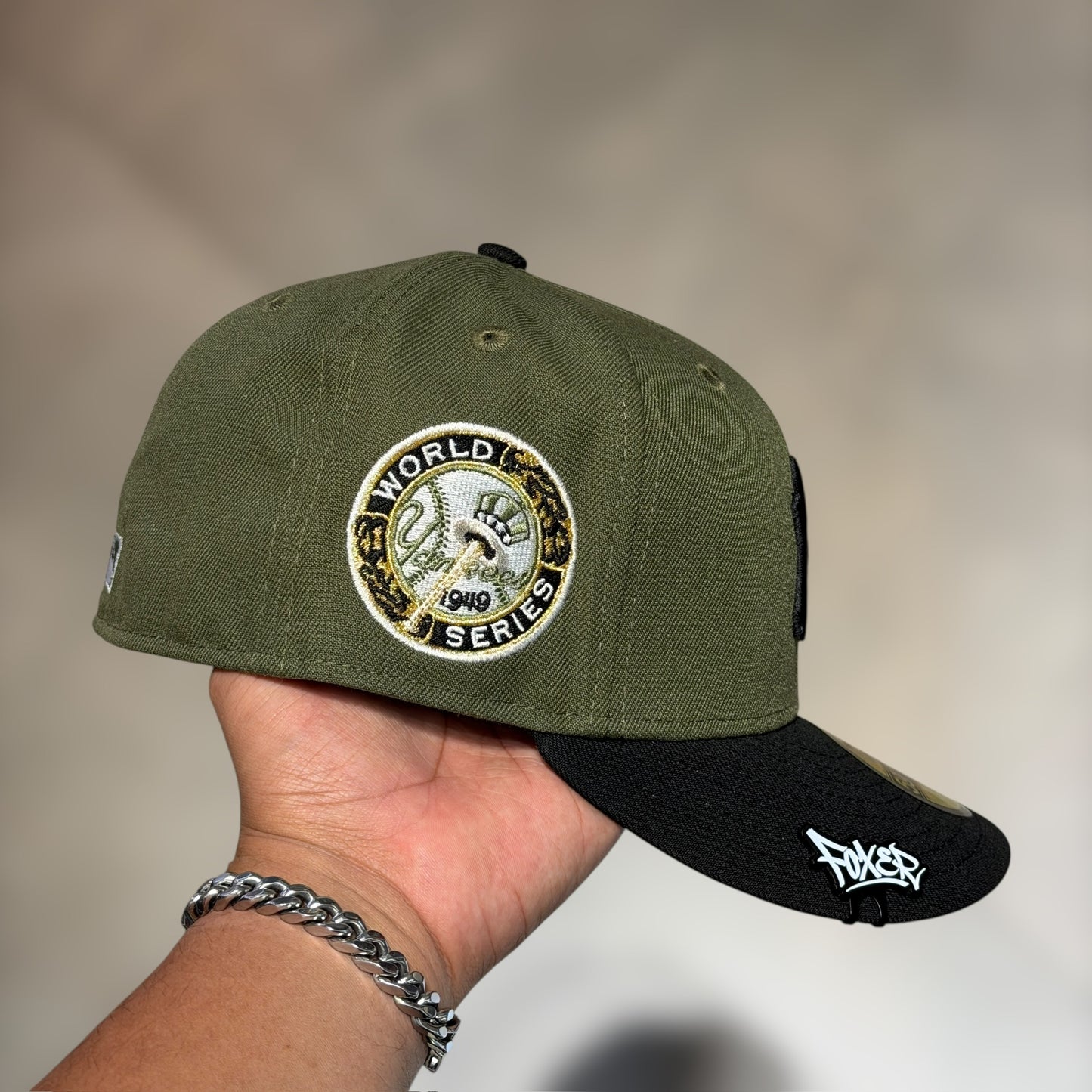59FIFTY NY YANKEES OLIVE BLACK VISOR