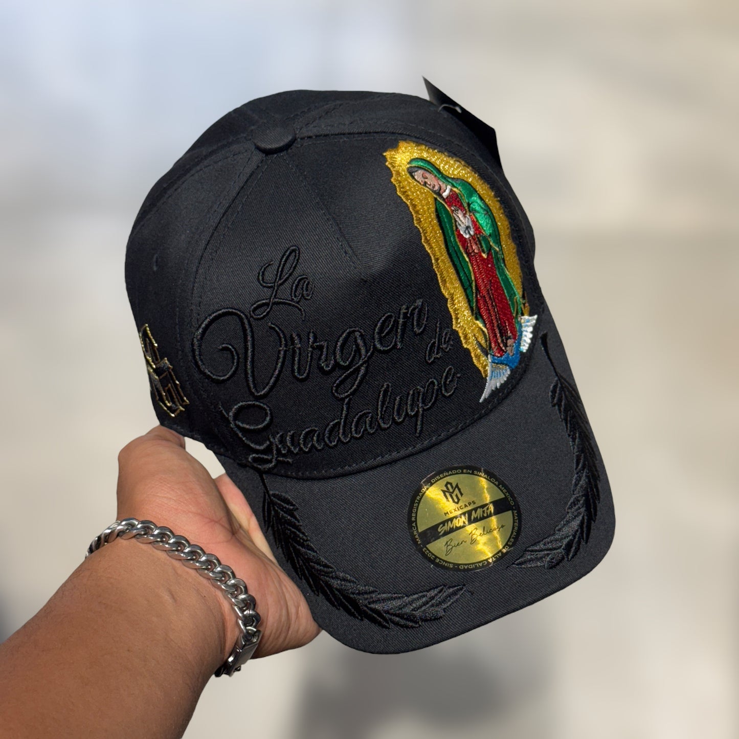 VIRGEN DE GUADALUPE BLACK BELICA