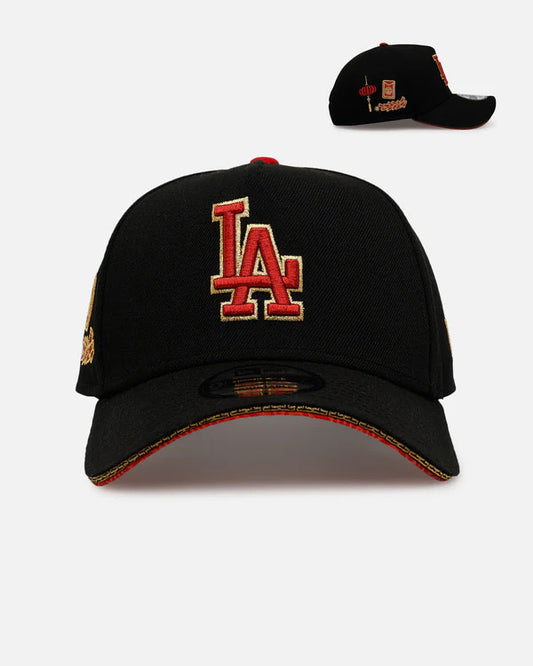 9FORTY A FRAME LA DODGERS BLACK RED LOGO