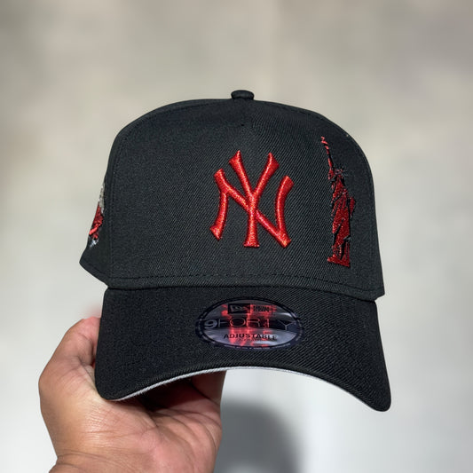 9FORTY A FRAME NY YANKEES BLACK STATUE RED WS 1999