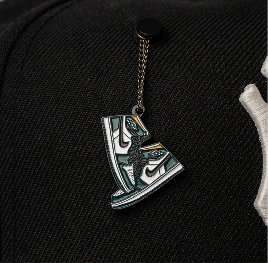 PIN METALICO JORDAN 1 DARK GREEN