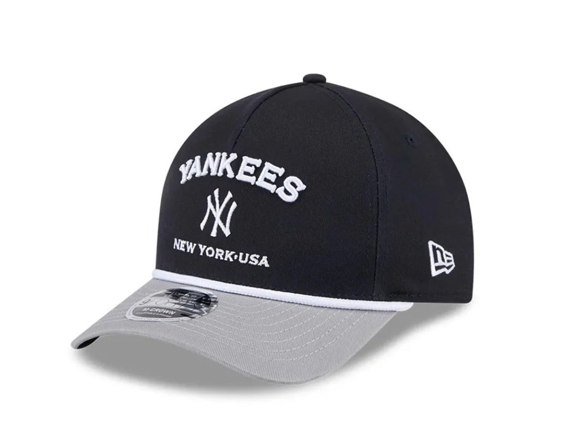 9FORTY M-CROWN NY YANKEES NAVY GRAY VISOR