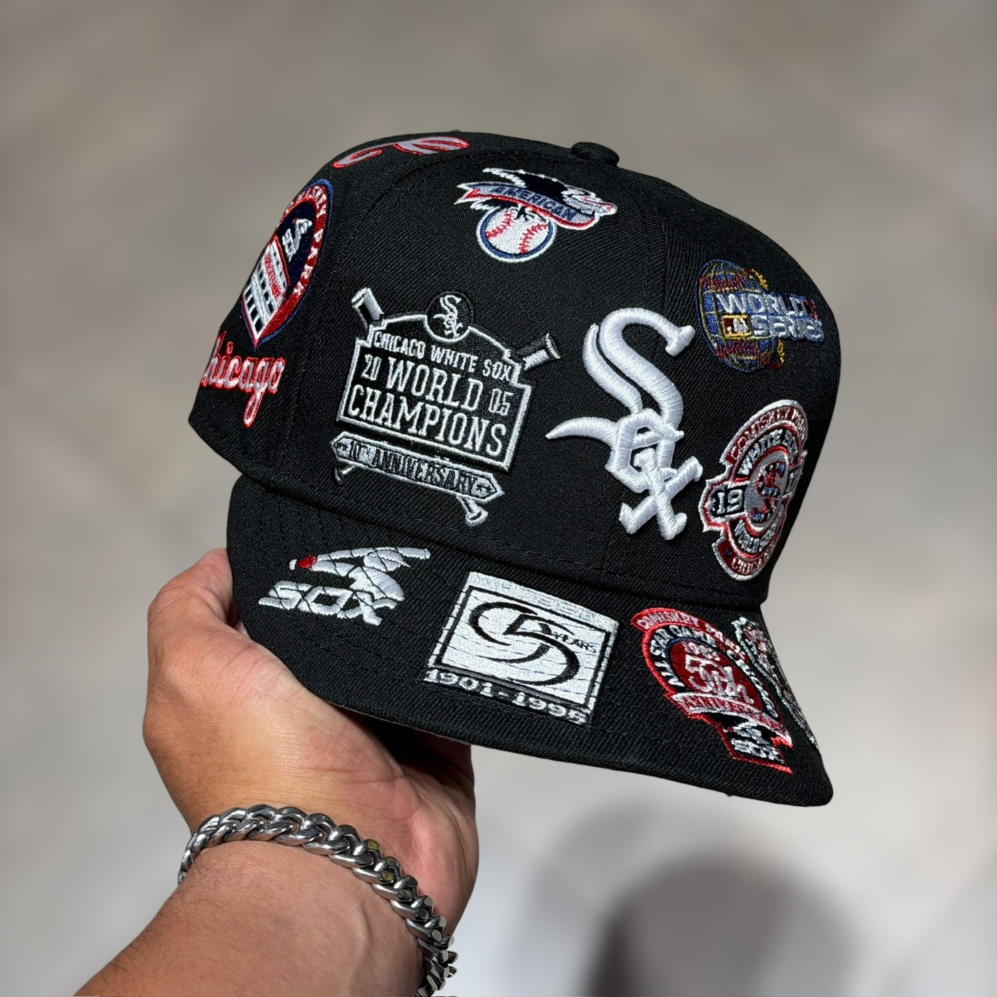 59FIFTY WHITE SOX MULTIPARCHES WS