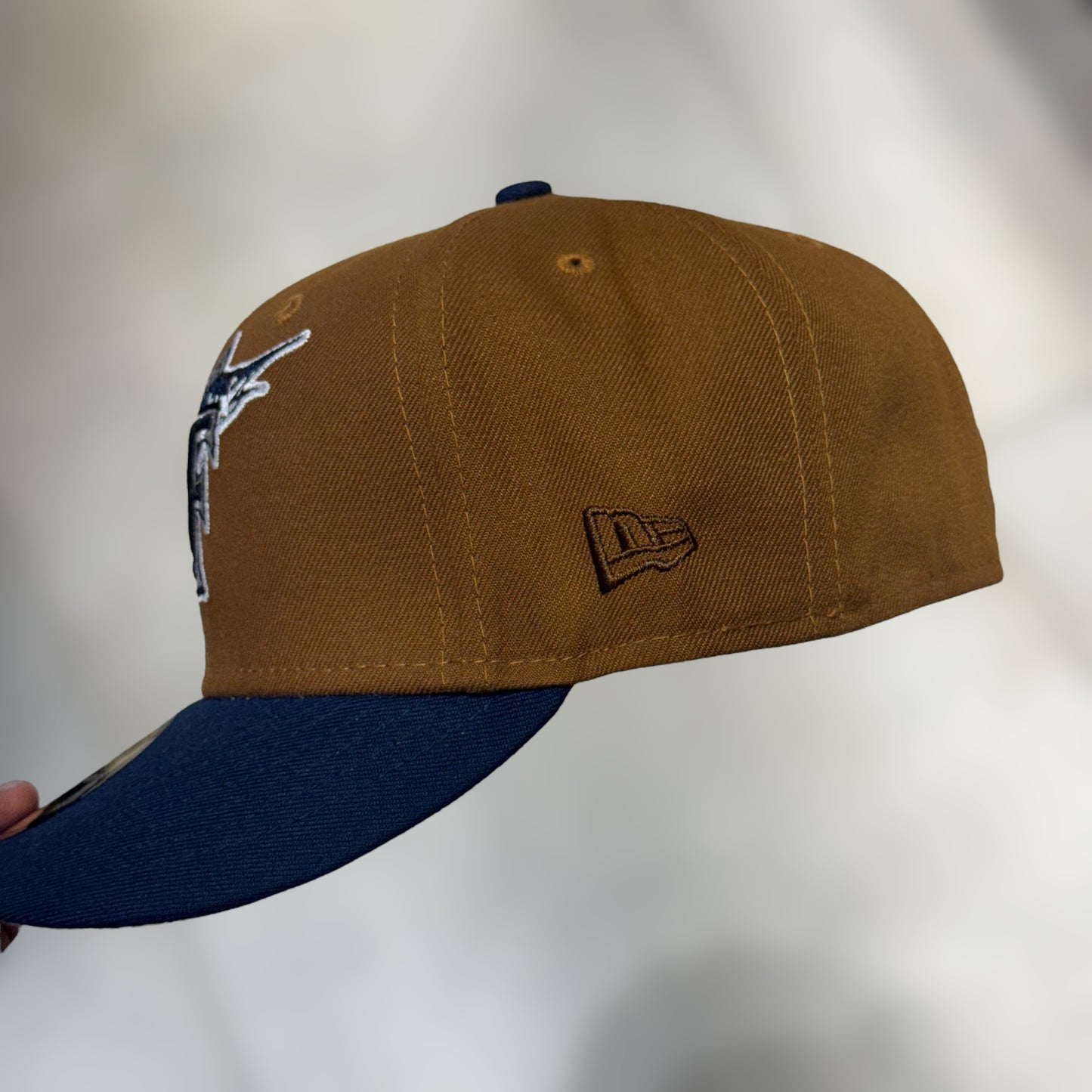 59FIFTY MARLINS BROWN BLUE VISOR 1997