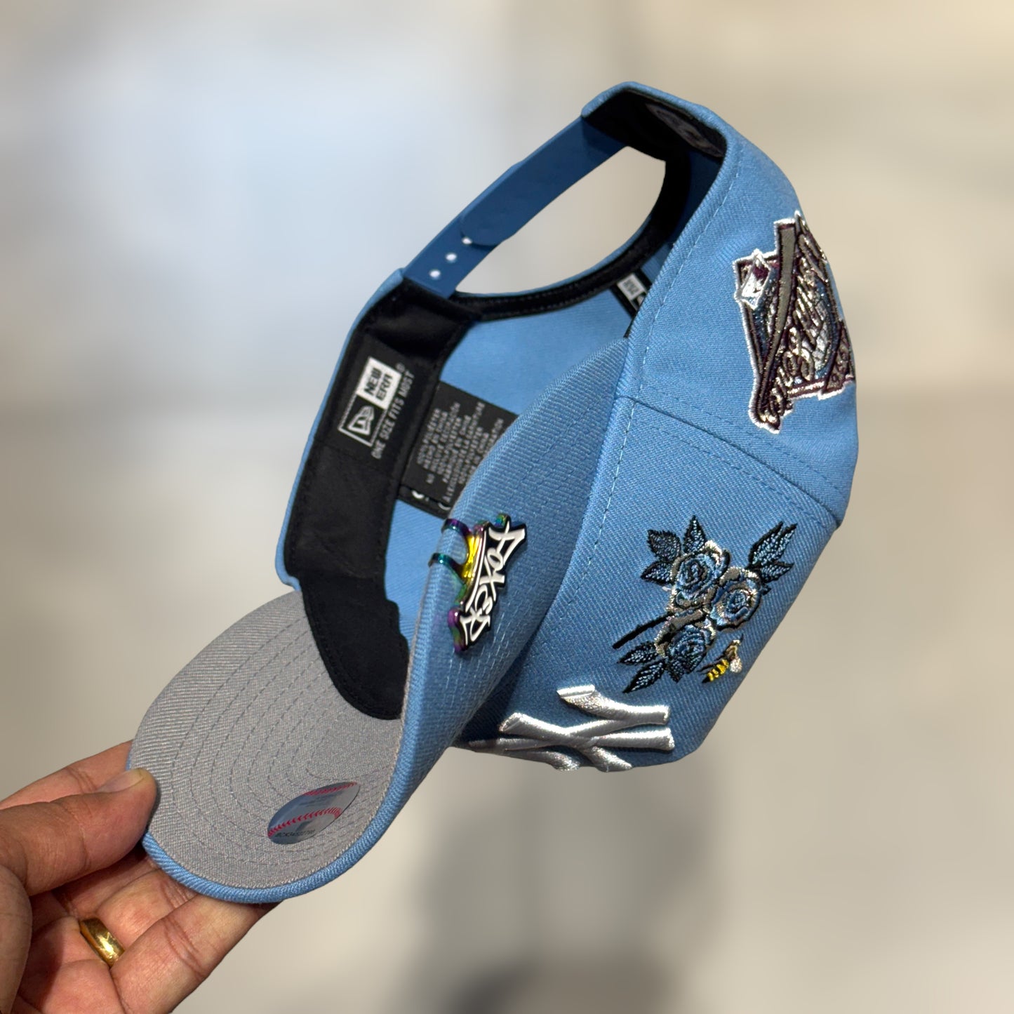 9FORTY A-FRAME NY YANKEES SKYBLUE BEE
