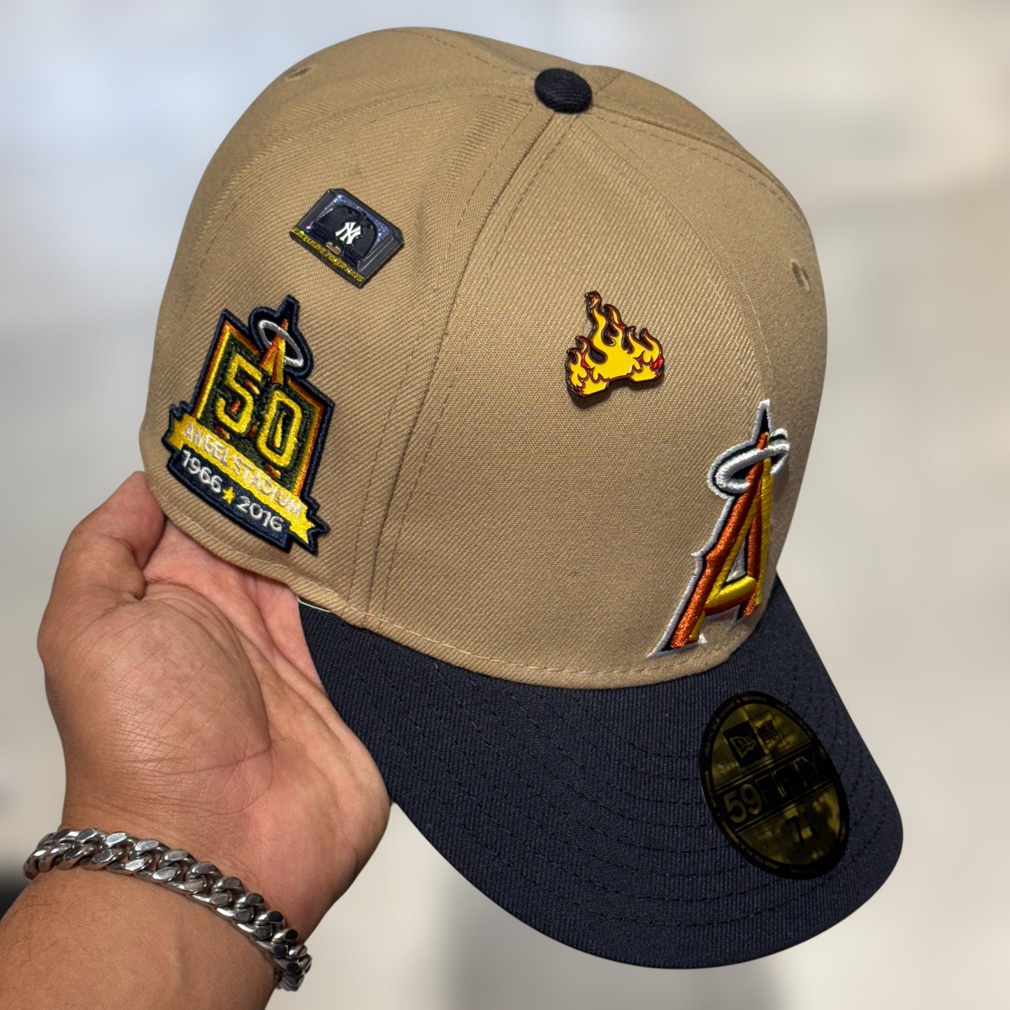 59FFTY ANGELES KHAKY VISER NAVY EXCLUSIVE