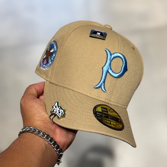 59FIFTY PIRATES KHAKI RETRO LOGO SKYBLE