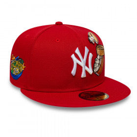 59FIFTY NY YANKEES RED SCARLET FOOD SUSHI TALLA 71/4
