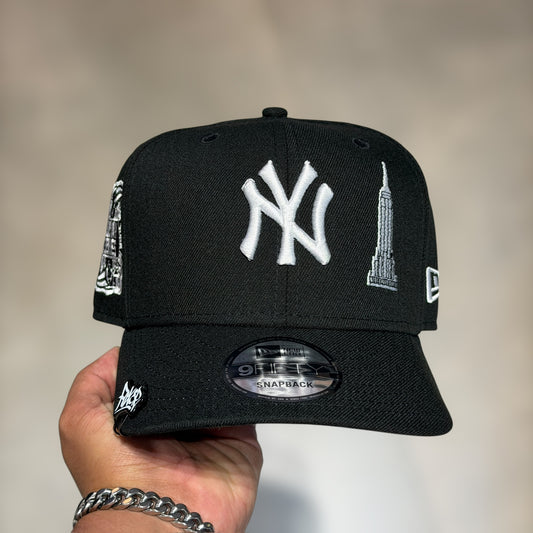 9FIFTY NY YANKEES BLACK WHITE 2000