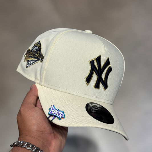 9FIFTY NY YANKEES BEIGE NAVY LOGO WS 1998