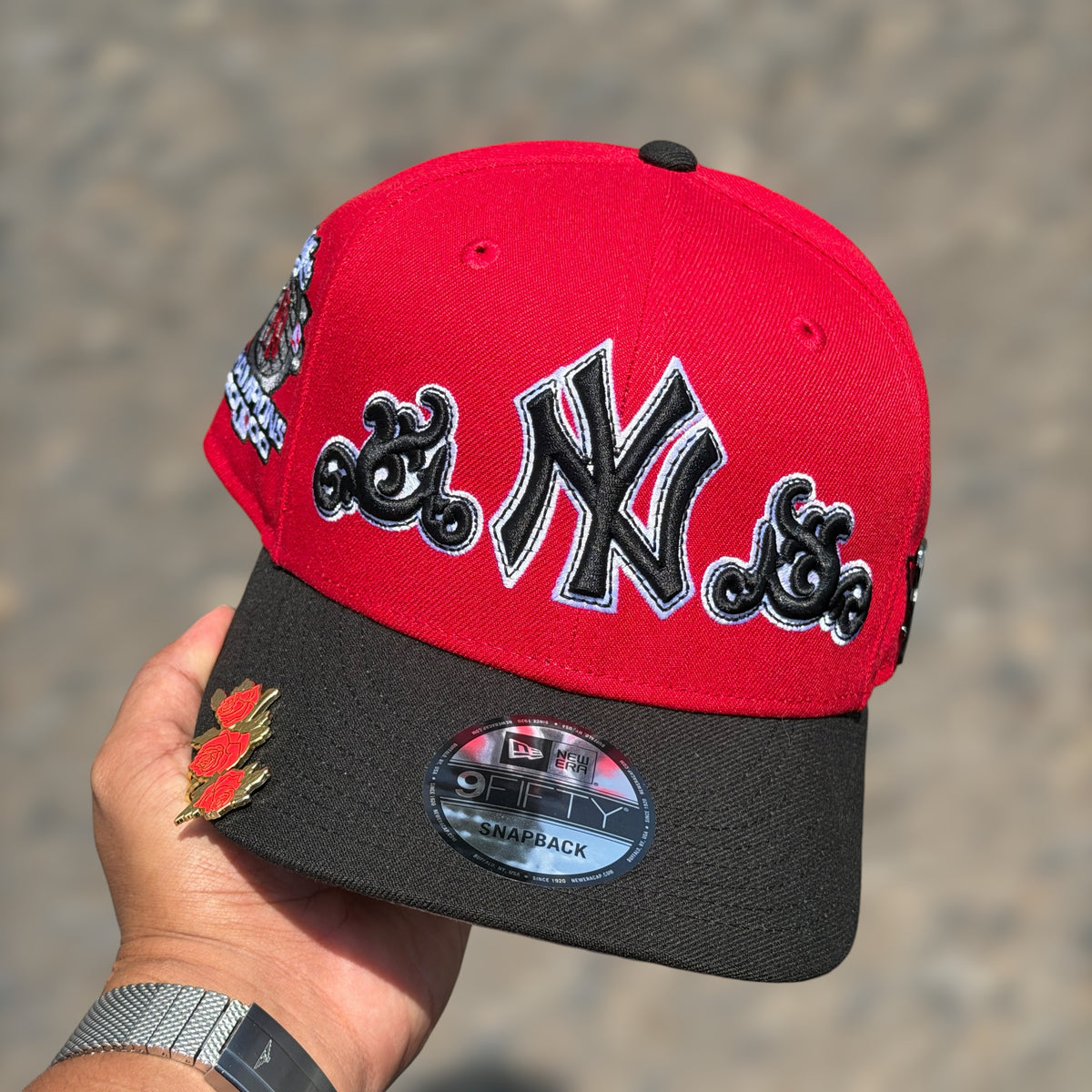 9FIFTY NY YANKEES GOTHIC RED BLACK