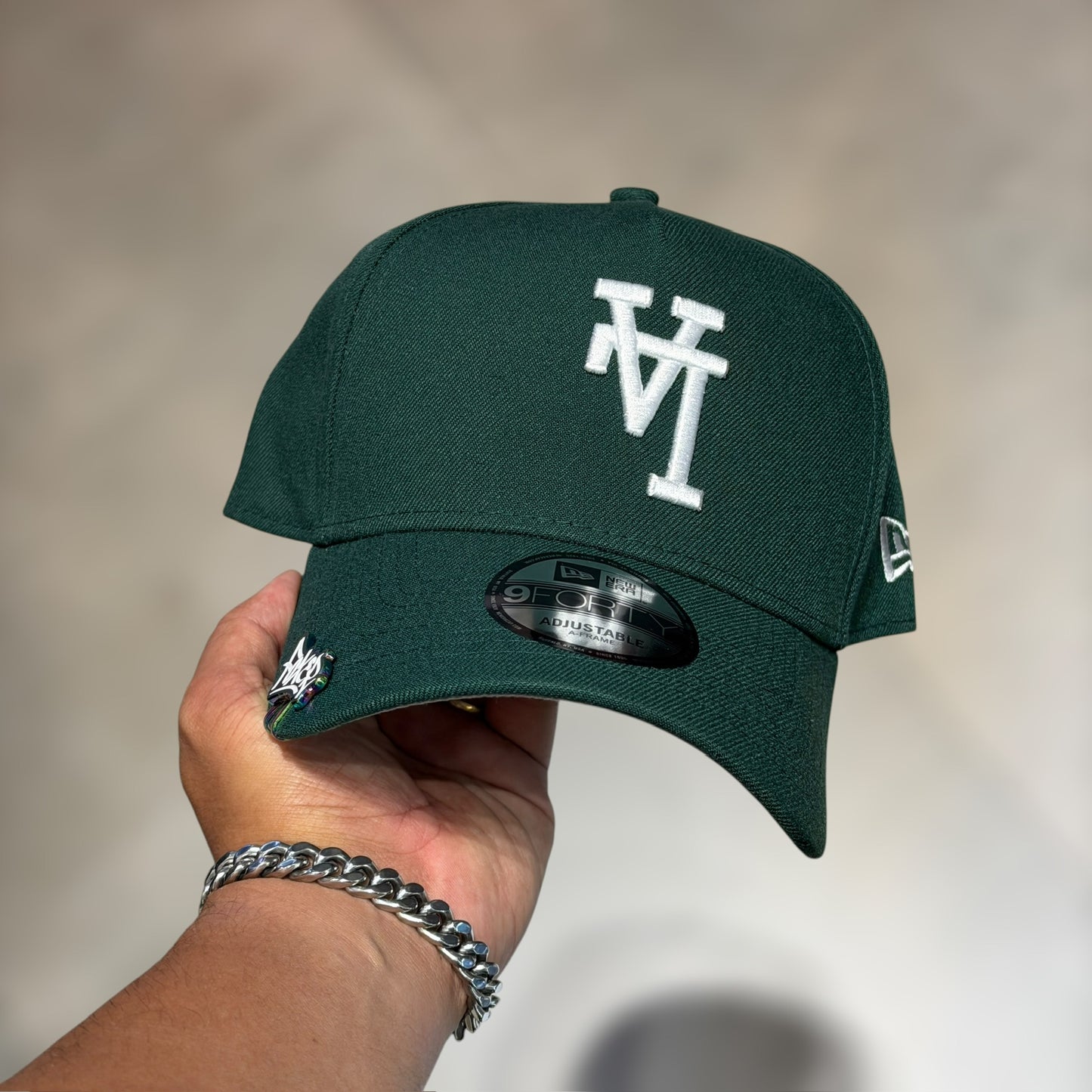 9FORTY A FRAME LA DODGERS DARK GREEN UPSIDE LOGO