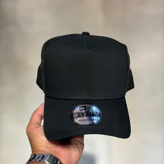 New Era 9FORTY negra llana para bordados
