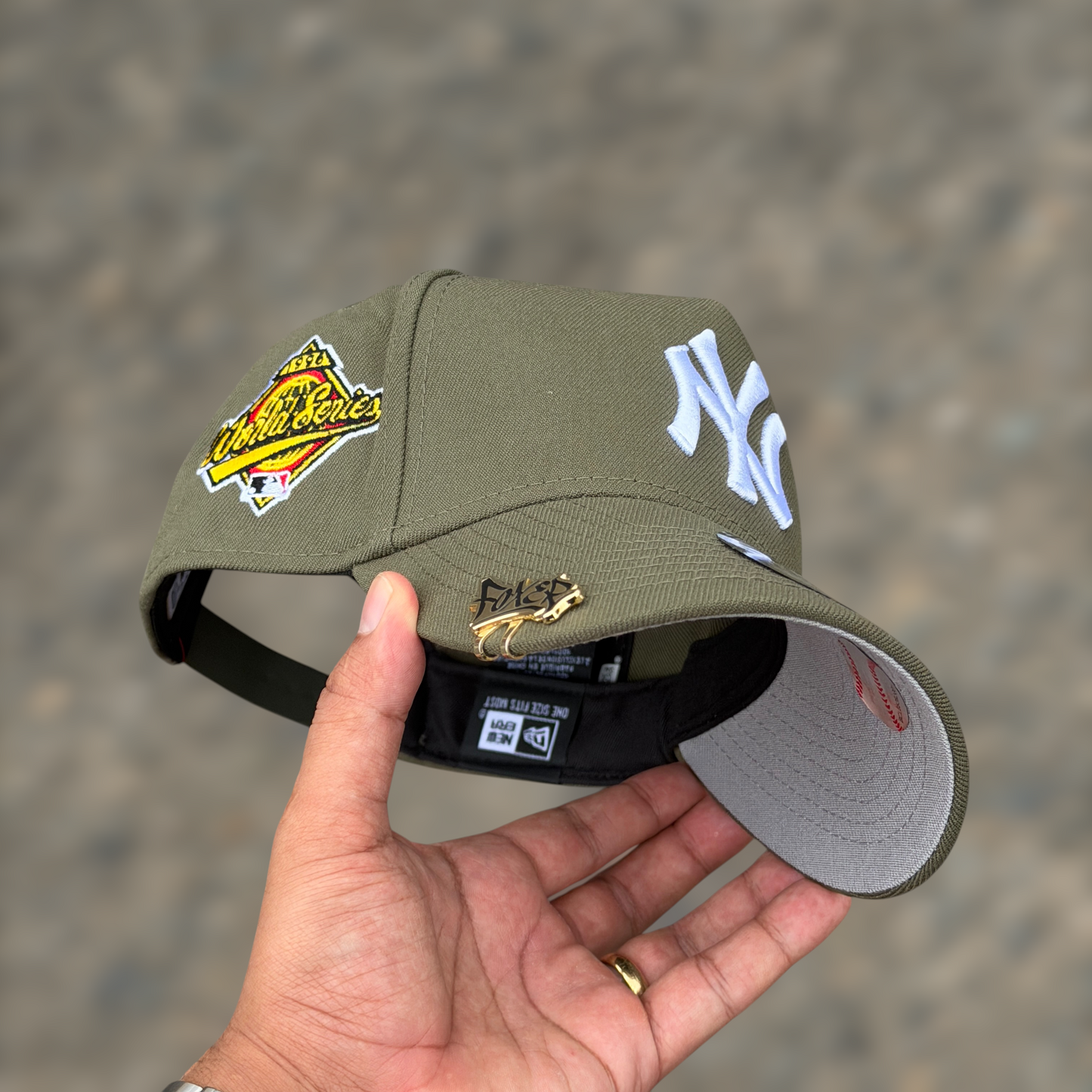9FORTY NY YANKEES OLIVE GREEN WS