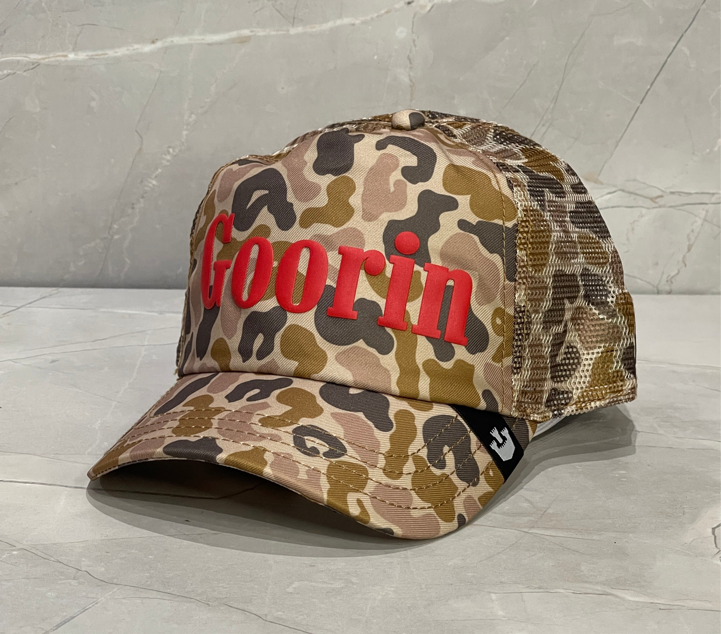 GOORIN BROS RED LETTER CAQUI LOGO