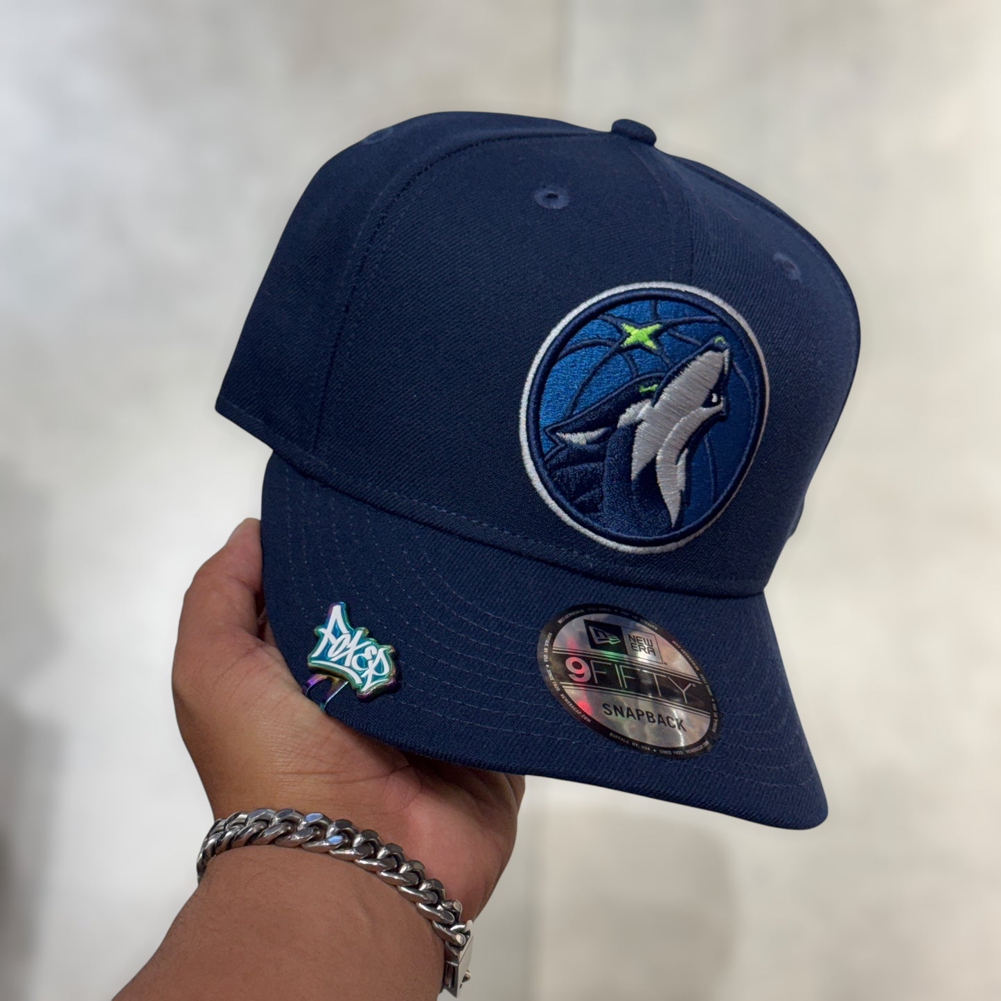 9FIFTY MINNESOTA TIMBERWOLVES NAVY OTC