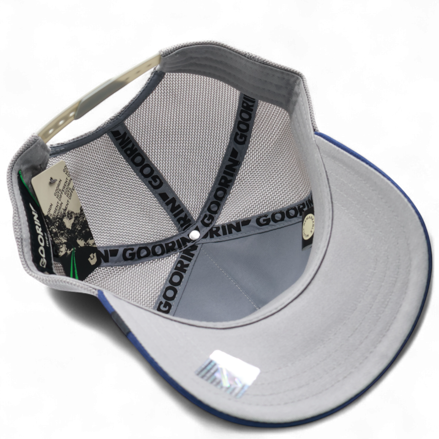 GOORIN BROS TUFF WHITE VISOR BLUE