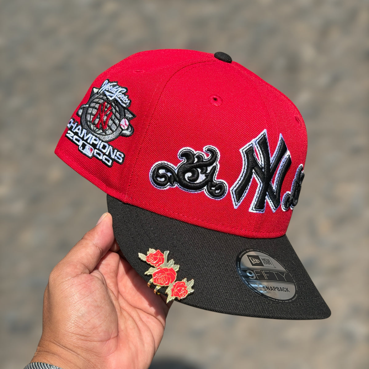 9FIFTY NY YANKEES GOTHIC RED BLACK