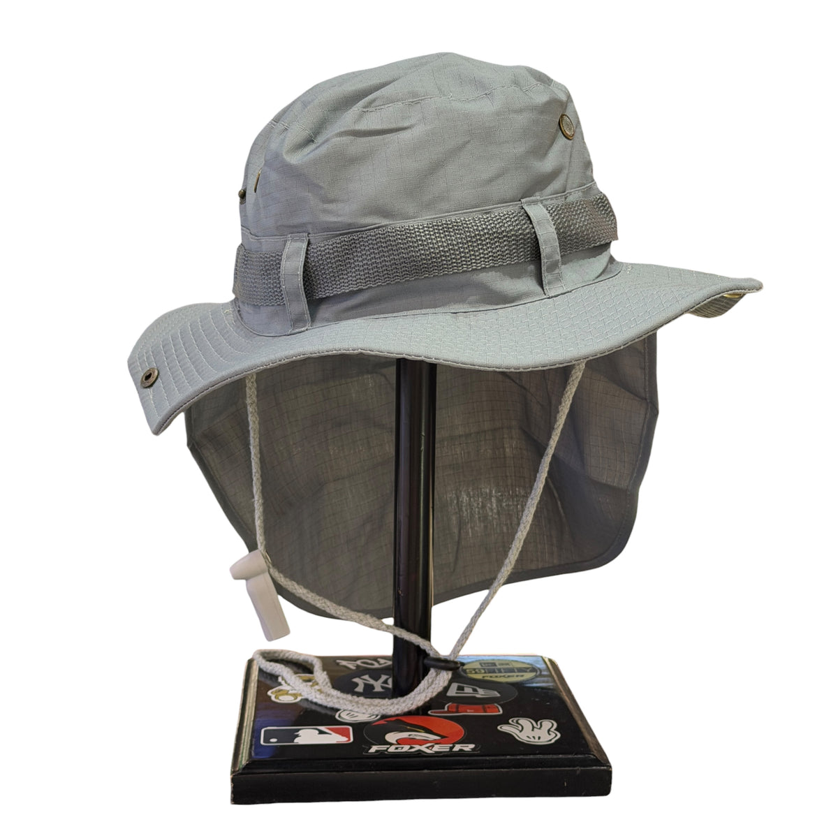 SOMBRERO CUBRE GRIS