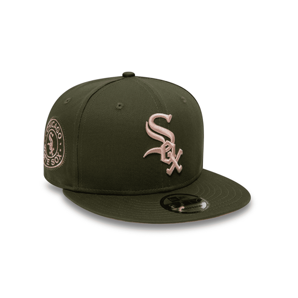 9FIFTY WHITE SOX OLIVE GREEN PINK