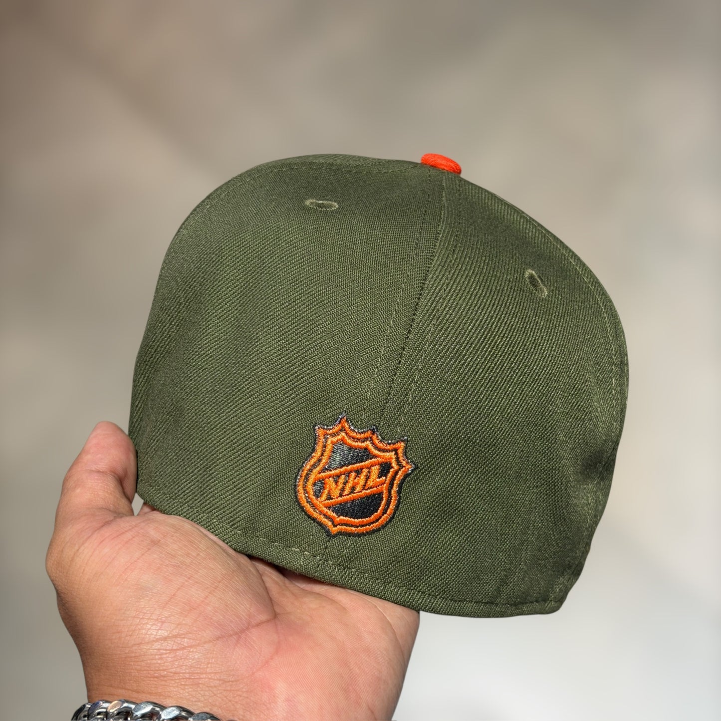 59FIFTY DUCKS OLIVE GREEN BLACK VISOR