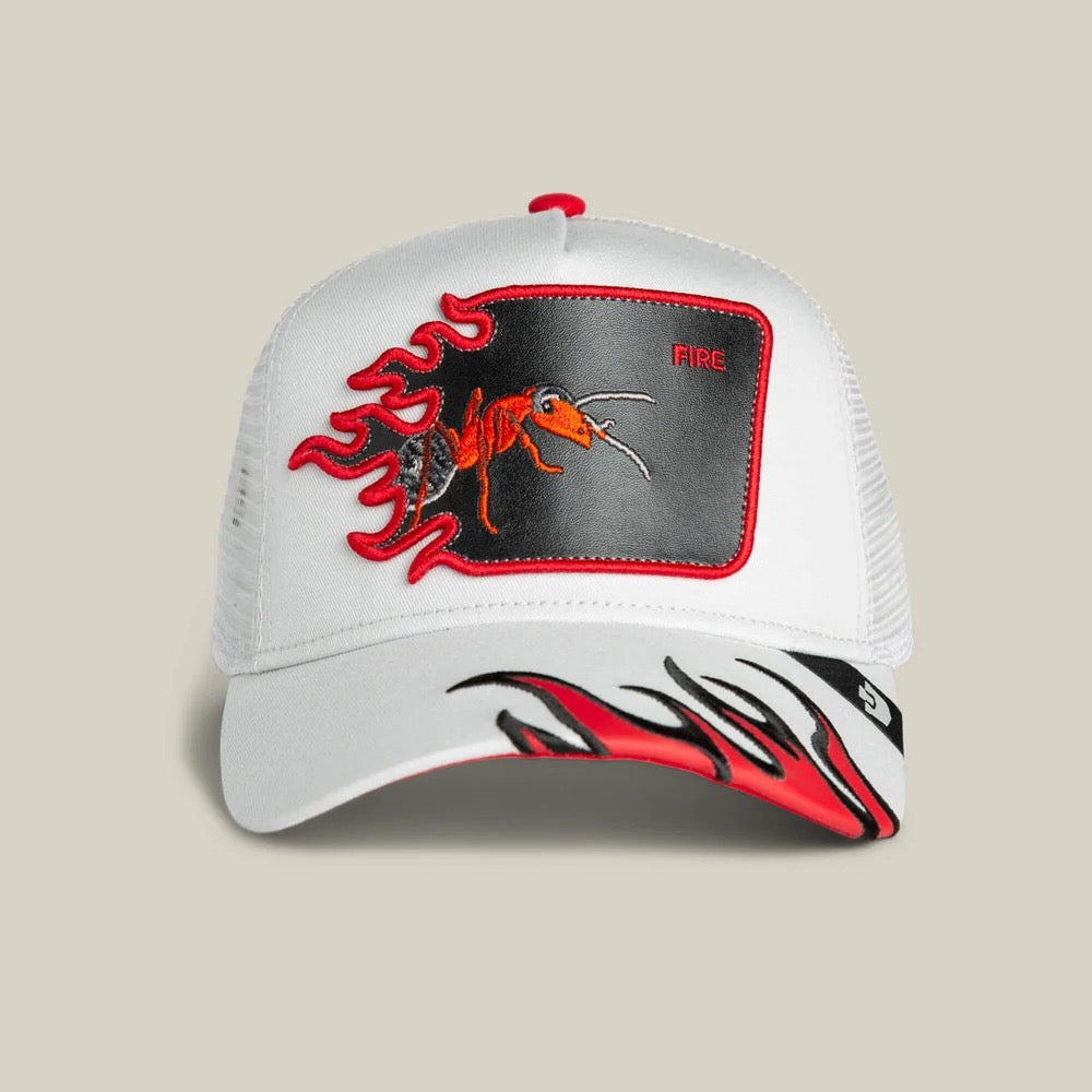 GOORIN BEOS FIRE GRAY FLAMES