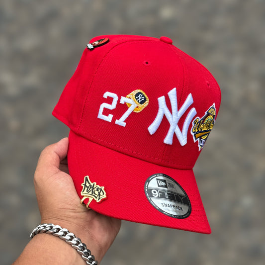 9FIFTY NY YANKEES RED FULL PATCH