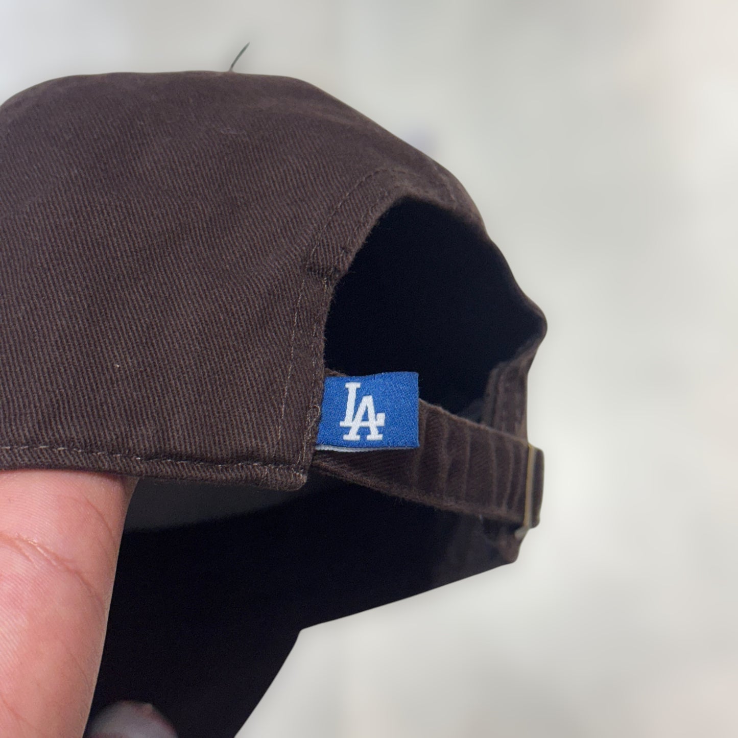 47 BRAND CLEAN UP LA DODGERS BROWN WHITE LOGO