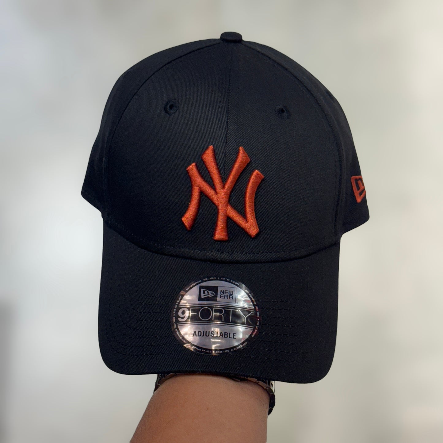 9FORTY NY YANKEES BLACK ORANGE LOGO
