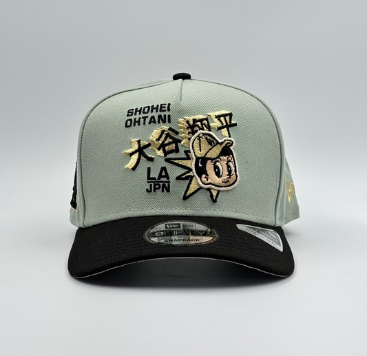 9FIFTY A FRAME OHTANI GREEN BLACK VISOR