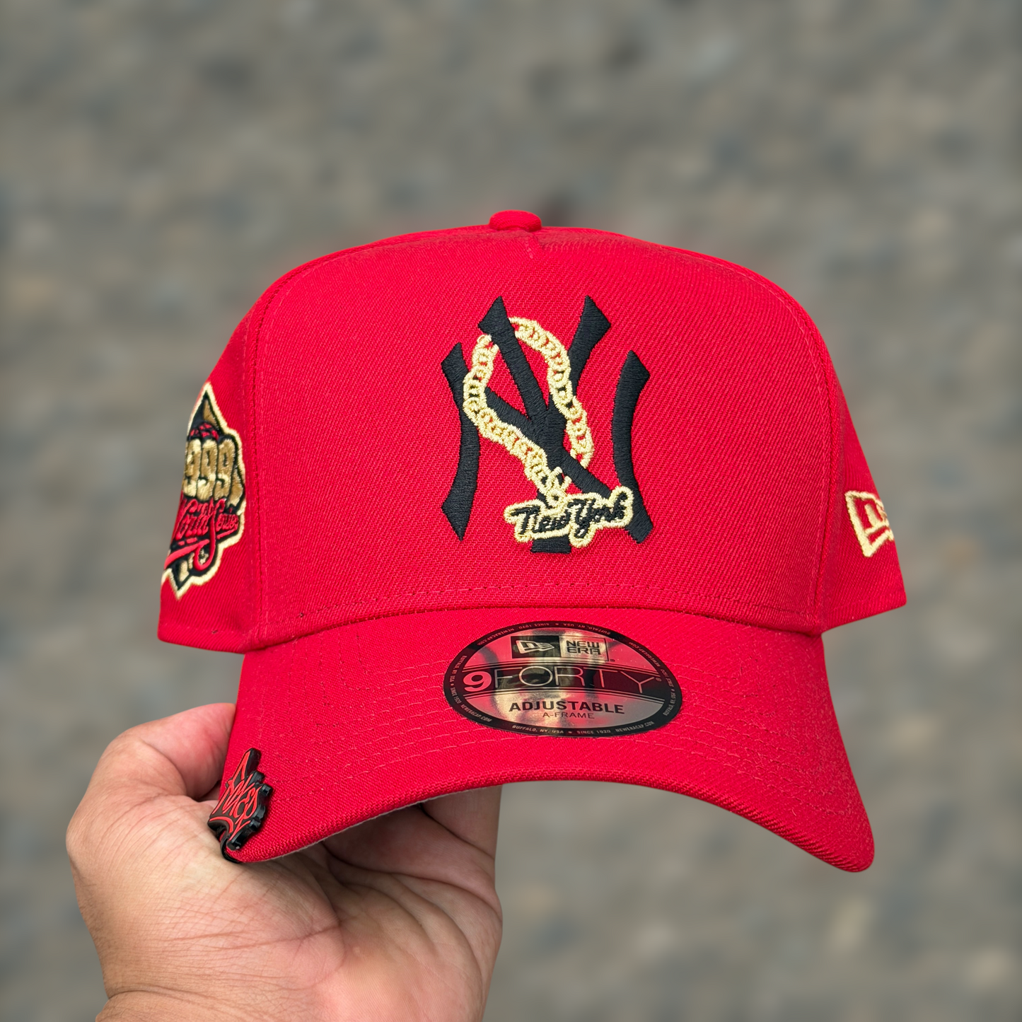 9FORTY NY YANKEES RED GOLD CHAIN
