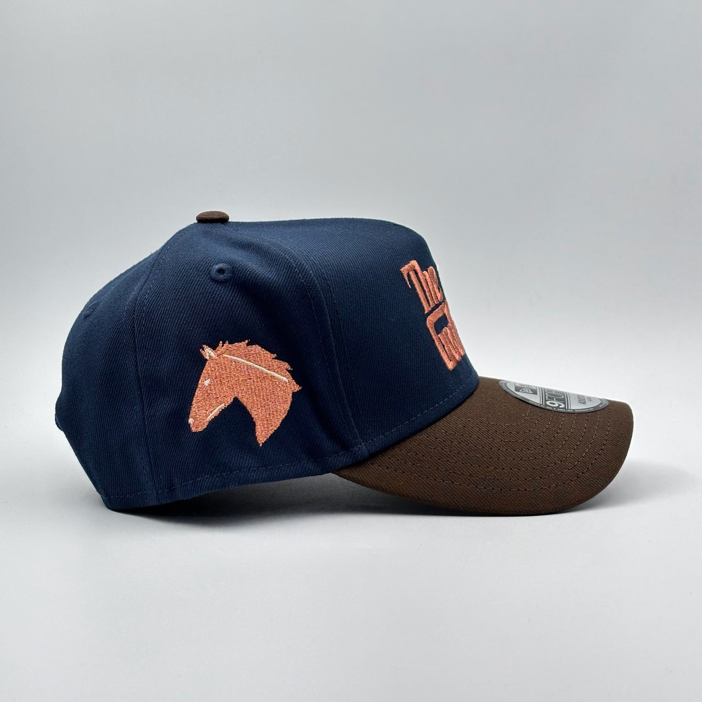 9FORTY THE GODFATHER PADRINO NAVY BROWN VISOR