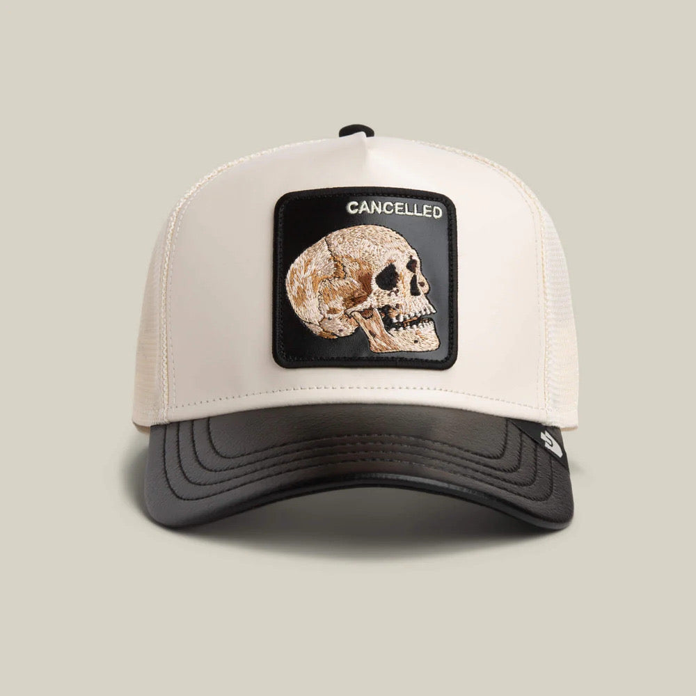 GOORIN BROS CANCELLED BEIGE BLACK CUERO