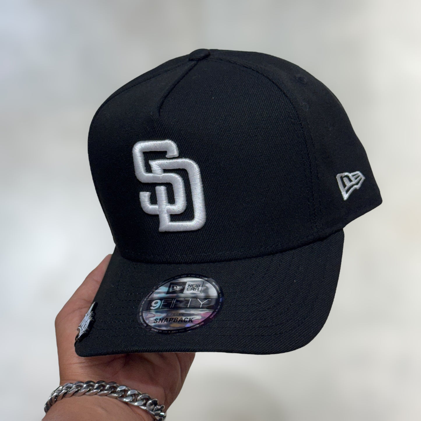 9FIFTY AF SAN DIEGO BLACK WHITE LOGO