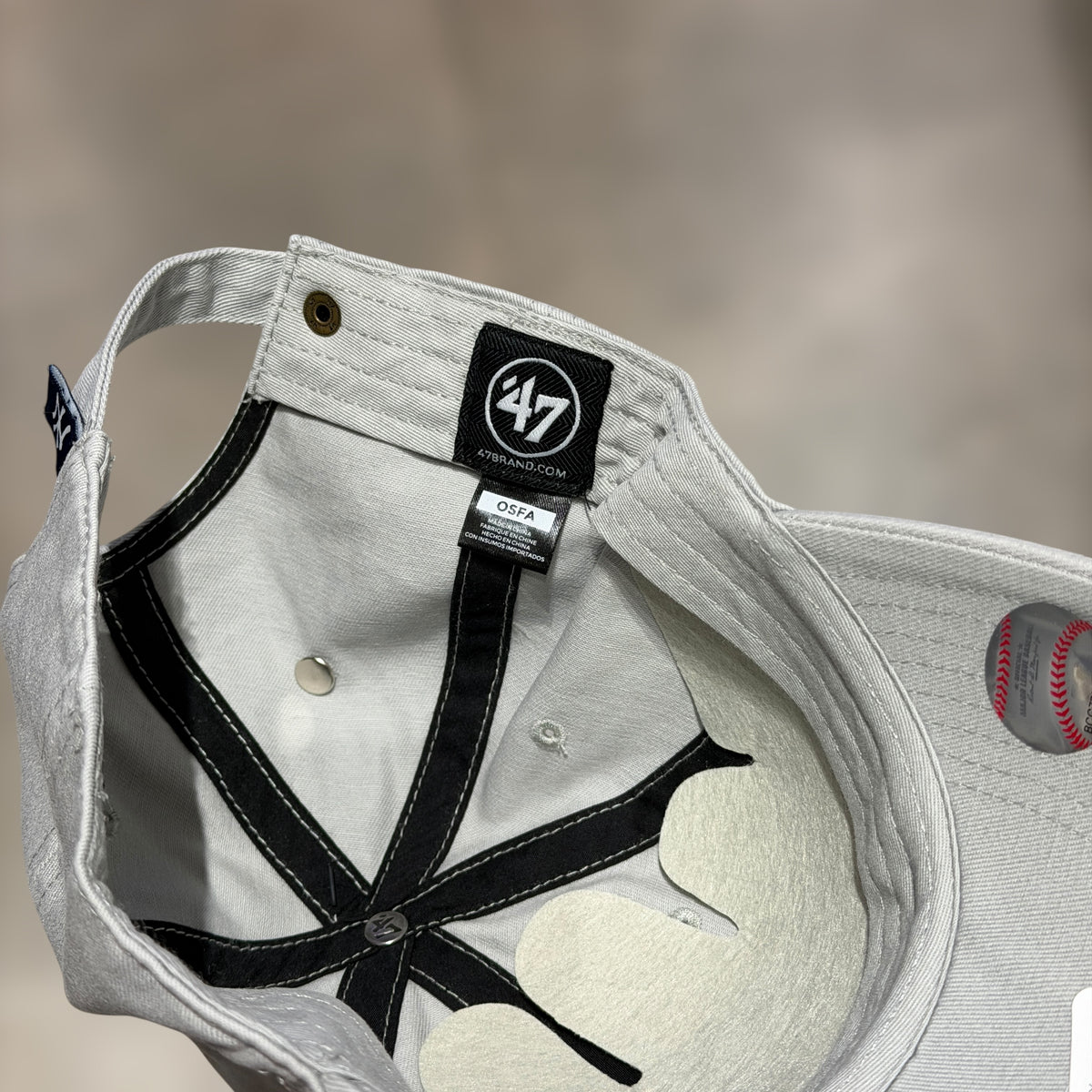47 brand Clean Up NY YANKEES GREY